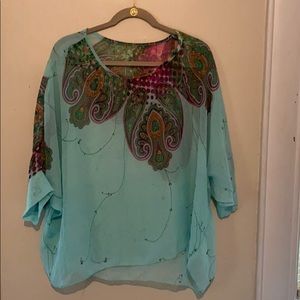 Sheer boat neck Top